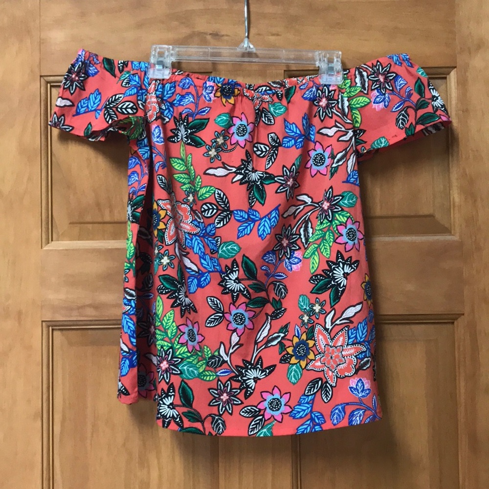 Floral Off the Shoulder Top